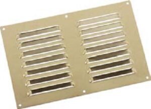 Brass 240 X 165mm Louvre Vent (EACH)
