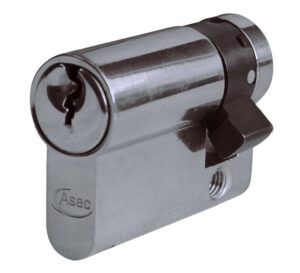 ASEC AS11876 Euro Single Cylinder Adjustable Cam 35/10mm NP (EACH)