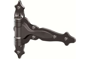 D&D TECHNOLOGIES Truclose Sprung Decorative Hinge 25kg Black (PAIR)