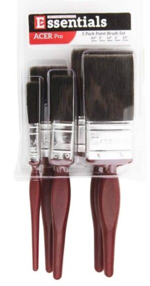 MARSHALL Acer Synthetic  Paint  Set 5 Pce 1/2-2.5in (SET 5)