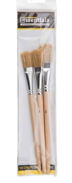 MARSHALL Universal Natural Bristle  Brush Set 3 Pce (SET 3)