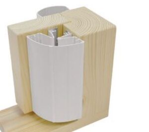 ELLEN FP5090-198WHT Door Finger Protector 1.98m PVC White (SET)