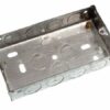 Metal Back Box 2 Gang 25mm (EACH)