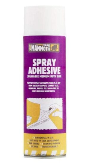 MAMMOTH Spray Contact Adhesive 500ml (EACH)