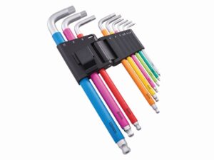FAITHFULL Colour Coded Allen Key Set 9pc (SET)
