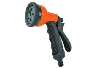 FAITHFULL Plastic 8 Pattern Adjustable Hose Spray Gun (EACH)