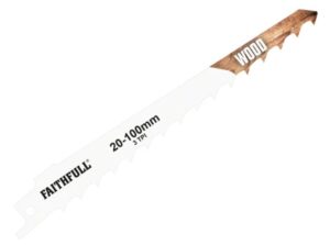 FAITHFULL Reciprocating Saw Blades 150mm 3tpi 5pk (SET)