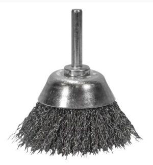 FAITHFULL FAIWBS75 Wire Cup Brush 75mm Steel 6mm Shank (EACH)
