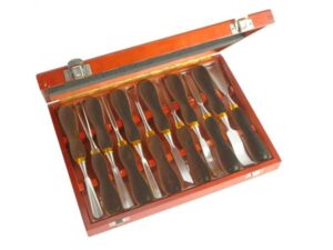 FAITHFULL Woodcarving Set In Case 12pc (SET)