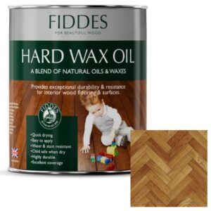 FIDDES Hard Wax Oil Quick Dry Int English 1.0l (EACH)