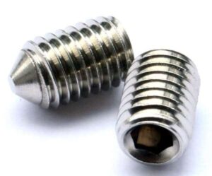 Grub Screw Hex M5 x 6mm Steel (EACH)