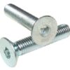 Machine Screw M12x80mm Hex Countersink ZP (EACH)