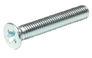 Machine Screw M8x30mm Pozi CSK ZP (EACH)