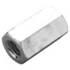 Connecting Nut Hexagonal M12 x 36mm Zinc Plated (EACH)