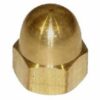 Dome Nut Hexagonal M5 Brass (EACH)