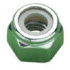 Nut Hexagonal Nylon Locking M8 Zinc Plated (EACH)