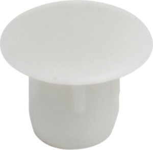 HAFELE 045.10.713 Cover Cap For 5mm Blind Hole White (EACH)