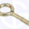 Screw Eye 14x1 Brass Plated (EACH)