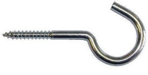 Screw In Hook 60x10 Zinc Plated (EACH)