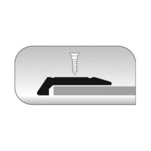 M106 Vinyl Edge Trim 900mm Silver (EACH)