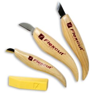 FLEXCUT KN115 952592 Chip Carving Set 3 (SET)