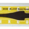 FLEXCUT SK306 476658 Sk Gouge No6 x 5/16in (8mm) (EACH)