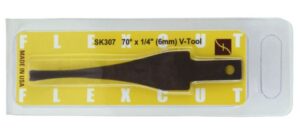 FLEXCUT Sk V-tool 70deg x 1/4in (6mm) (EACH)