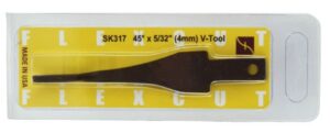 FLEXCUT Sk V-tool 45deg x 5/32in (4mm) (EACH)