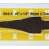 FLEXCUT Sk V-tool 45deg x 1/4in (6mm) (EACH)