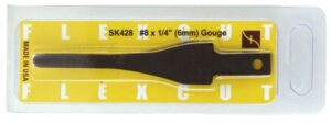 FLEXCUT SK428 476363 Sk Gouge No8 x 1/4in (6mm) (EACH)