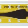 FLEXCUT Sk Gouge No3 x 1/8in (3mm) (EACH)