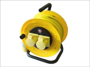 FAITHFULL FPPCR50ML Cable Reel 110V 50m 2-Socket 16A (EACH)