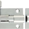 Barrel Bolt Straight 50x25mm Polished Chrome (EACH)