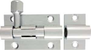 Barrel Bolt Straight 50x25mm Polished Chrome (EACH)