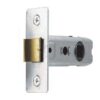 Tubular Latch 63mm Bolt Through Fix Nickel Plated (EACH)