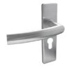 JEDO JSS682 Luma Lever On Backplate Euro 47.5cc 304 SSS (PAIR)