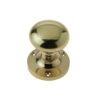 JEDO Mushroom Mortice Knob Furn 52mm PB (SET)