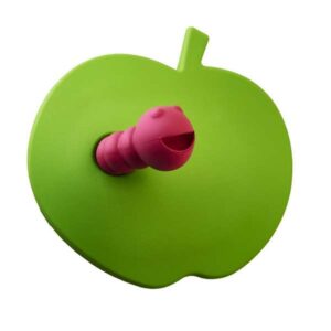 Apple Cabinet Knob 84 x 79mm Green & Pink (EACH)