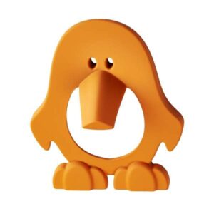 Penguin Cabinet Knob 77 x 92mm Orange (EACH)