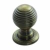 CARLISLE BRASS Queen Anne Cupboard Knob 22mm Fb (EACH)