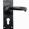 Lever Furniture Euro 150mm Antique Black (SET)