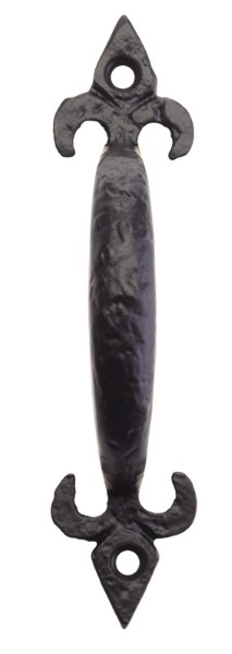 Pull Handle Fleur De Lys 127mm Antique Black (EACH)
