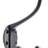 7151 Hat & Coat Hook Triple Black (EACH)