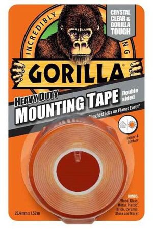 Gorilla Double Sided Mounting Tape 1.5m Clear (EACH)