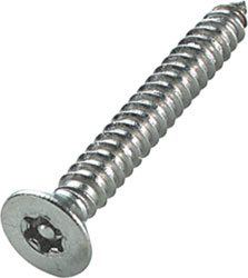 HAFELE 010.93.042 6lobe Pin CSK Security Screw 3.5x25 Stainless (EACH)