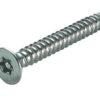 HAFELE 010.93.046 6lobe Pin CSK Security Screw 4.8x38 Stainless (EACH)