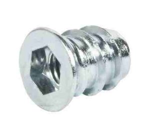 HAFELE 030.10.884 Screw In Sleeve M8 Thread Zinc Plated (EACH)