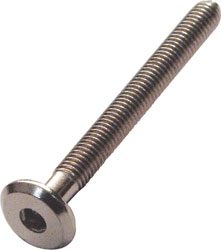 HAFELE 032.46.508 Connecting Bolt Flathead M6x60mm Nickel (EACH)