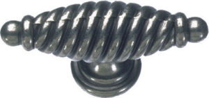 HAFELE 119.20.900 Twister T-Knob 65mm Antique Pewter (EACH)
