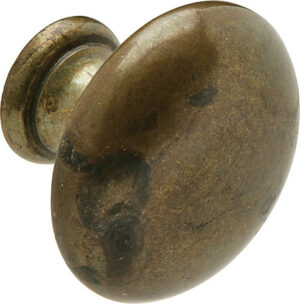 HAFELE 122.49.110 Carton Knob 40mm Antique Brass (EACH)